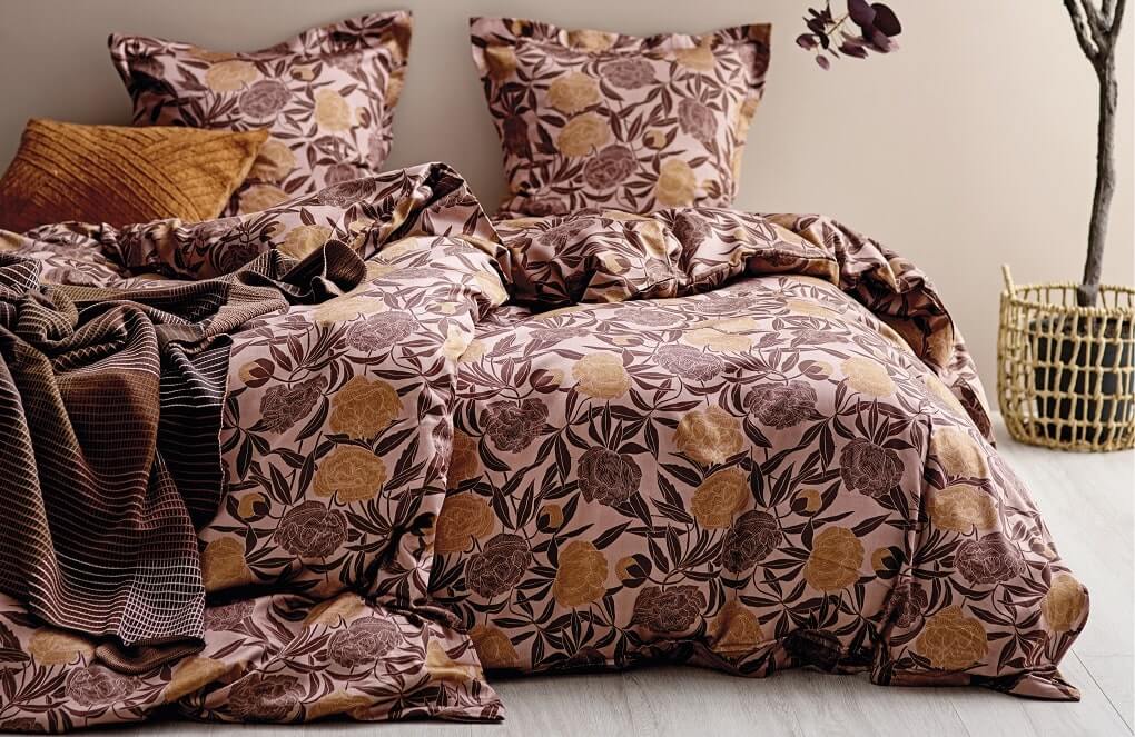 Blomstermønstret sengetøj